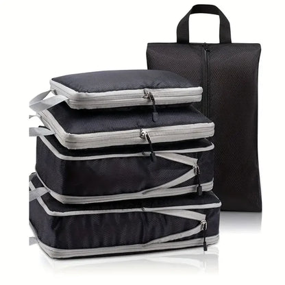 Compression Packing Cubes for Travel Organizers Bag Travel Packing Organizers Luggage Cubes for Packing Ultralight Expandable