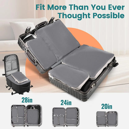 Compression Packing Cubes for Travel Organizers Bag Travel Packing Organizers Luggage Cubes for Packing Ultralight Expandable
