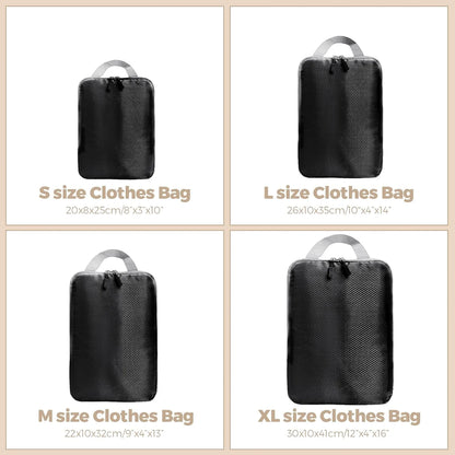 Compression Packing Cubes for Travel Organizers Bag Travel Packing Organizers Luggage Cubes for Packing Ultralight Expandable